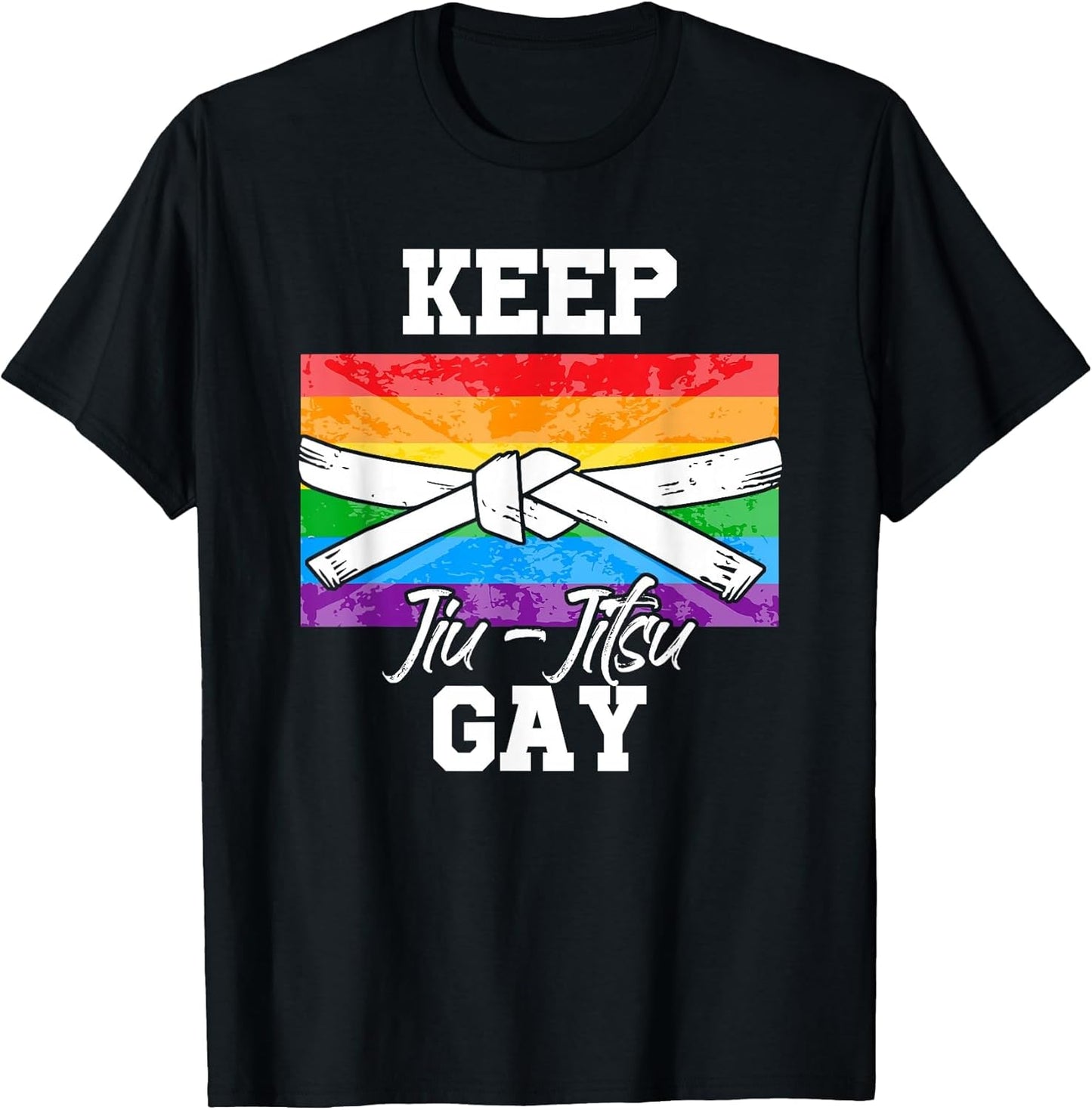 Keep Jiu Jitsu Gay LGBT Pride Month Ally Flag