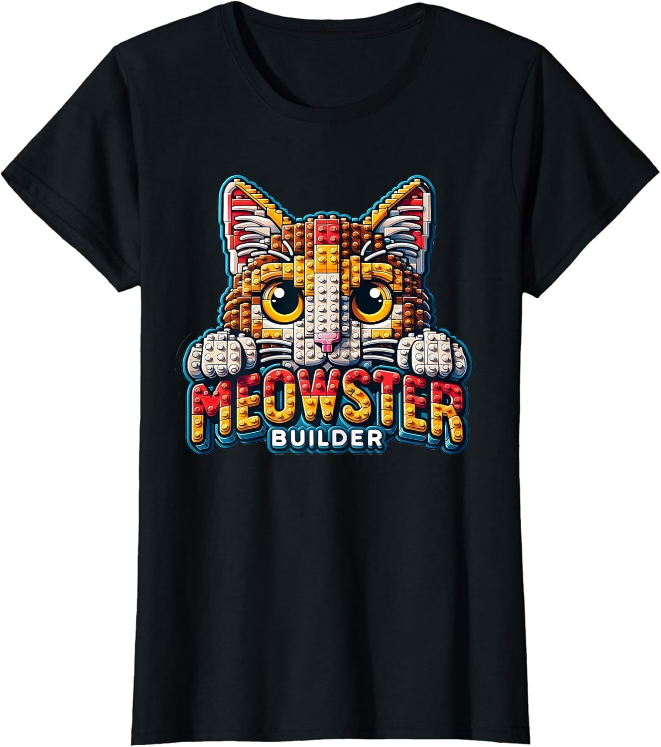 Play Building Blocks Cat Kids Boys Meowster Brick Builder