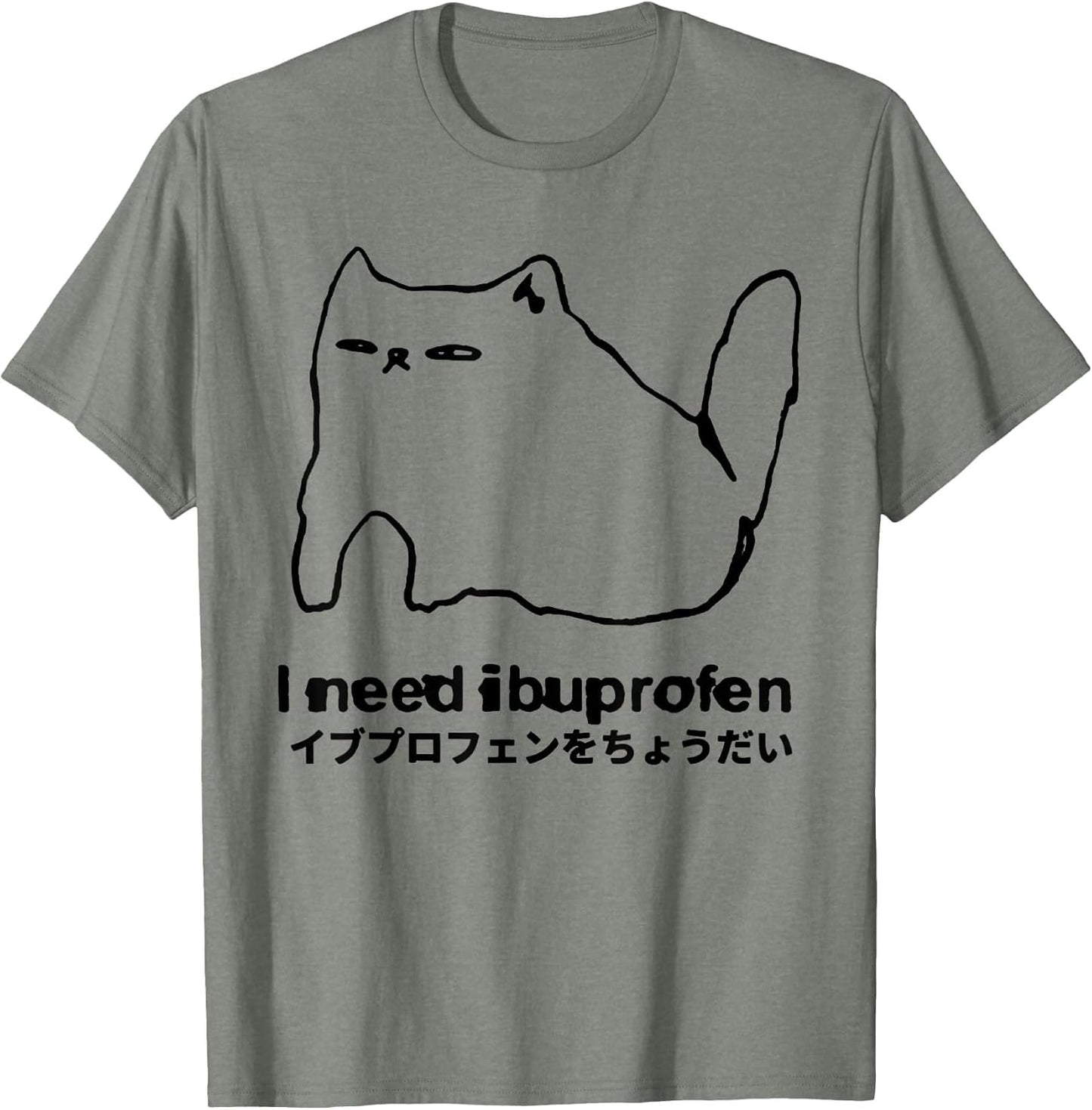 I Need Ibuprofen Funny Cat Meme Japanese