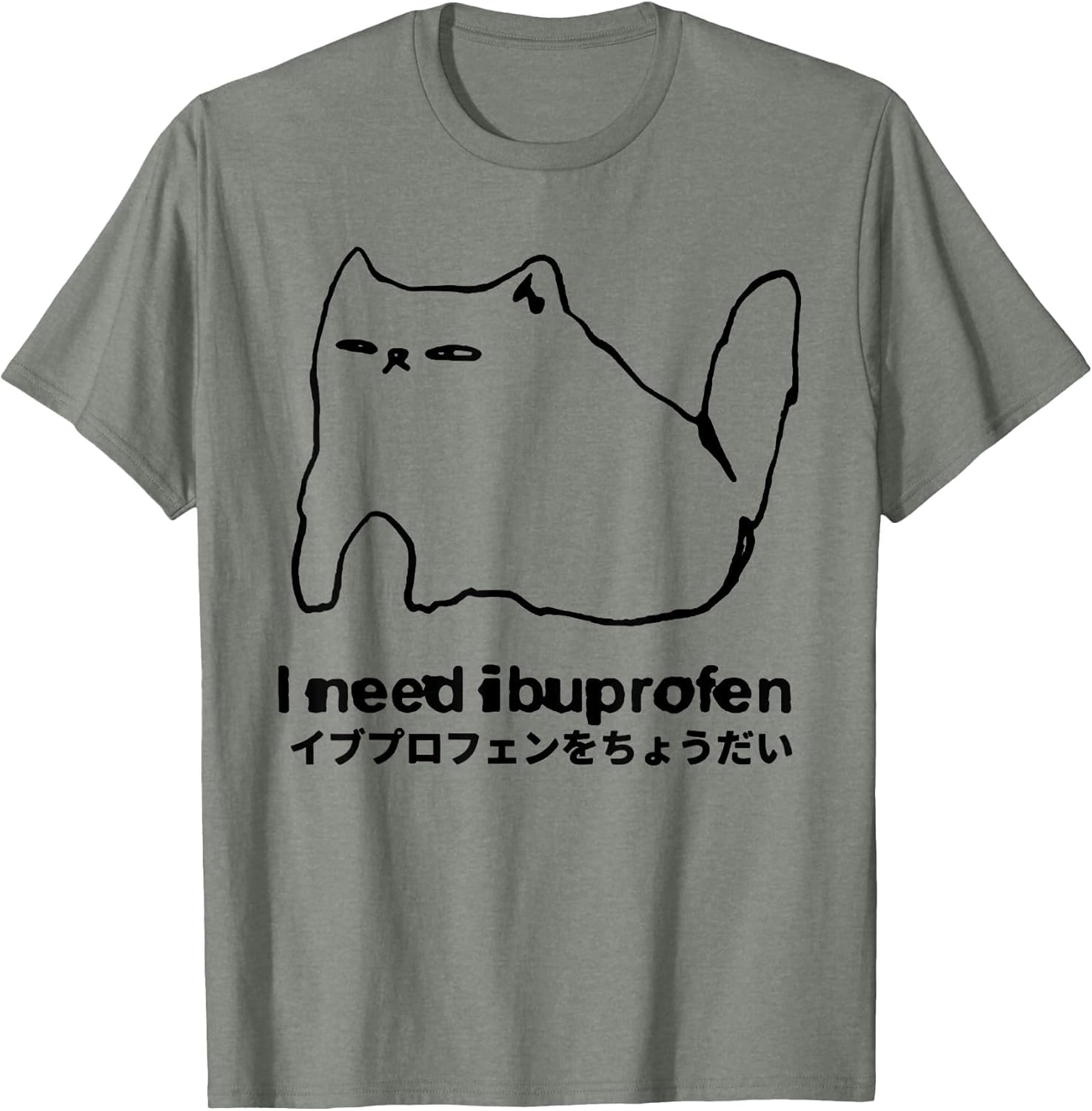 I Need Ibuprofen Funny Cat Meme Japanese