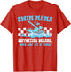 Swim Mama Groovy Swim Mom of A Swimmer Mom Swimming Mom