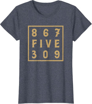 867-Five-309 80S Retro Vintage Men, Women 8675-309 Jenny