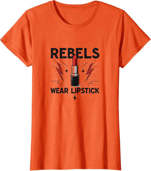 Rebels Wear Lipstick Feminist Empowerment Design