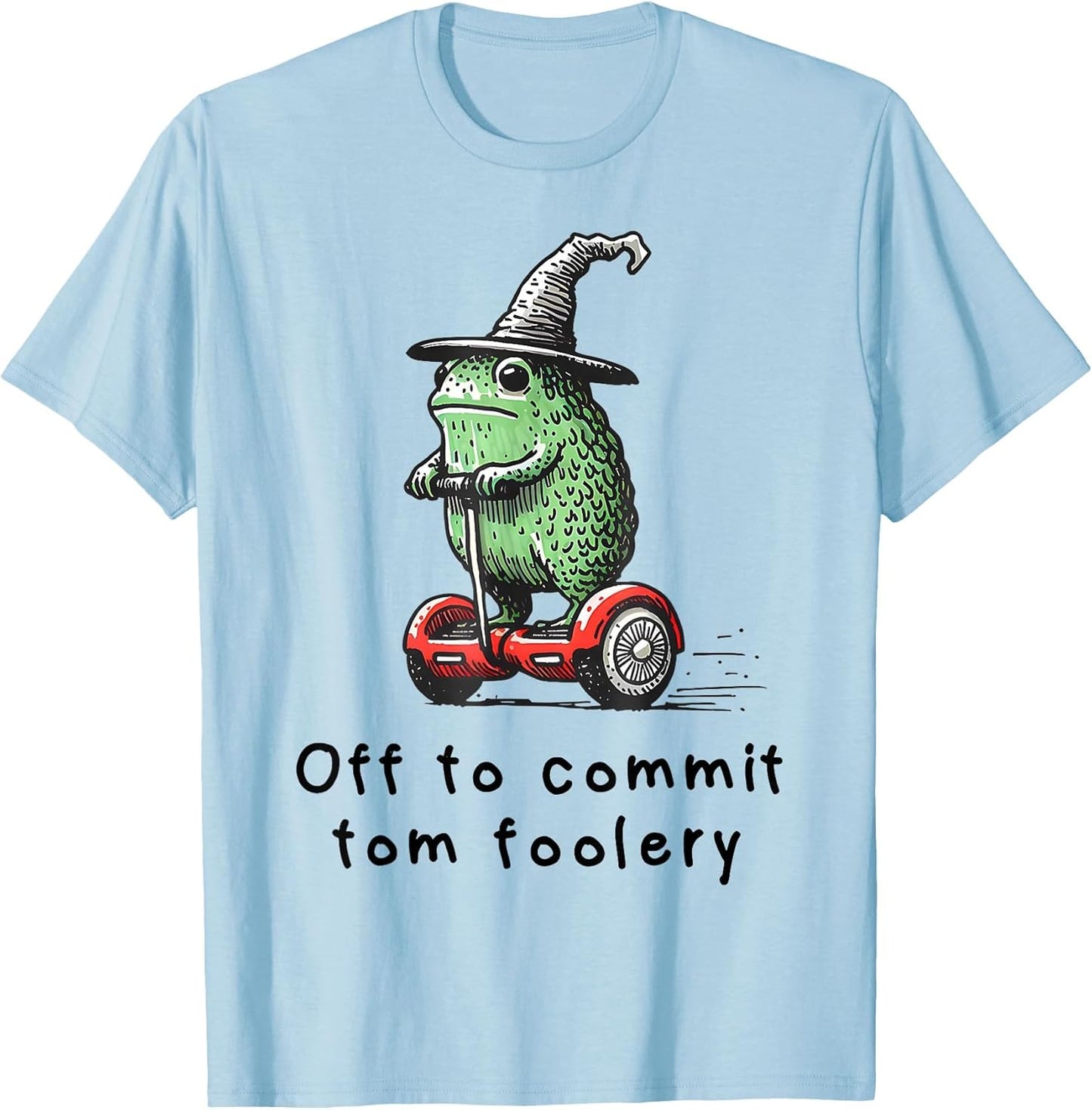 Whimsical Frog Wizard Off to Commit Tom Foolery Frog Meme