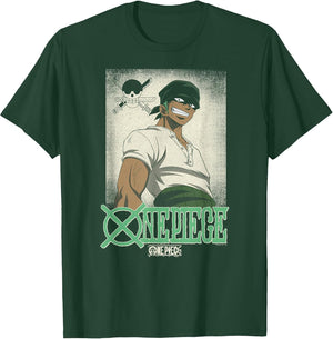 One Piece Anime Vintage Illustration Roronoa Zoro