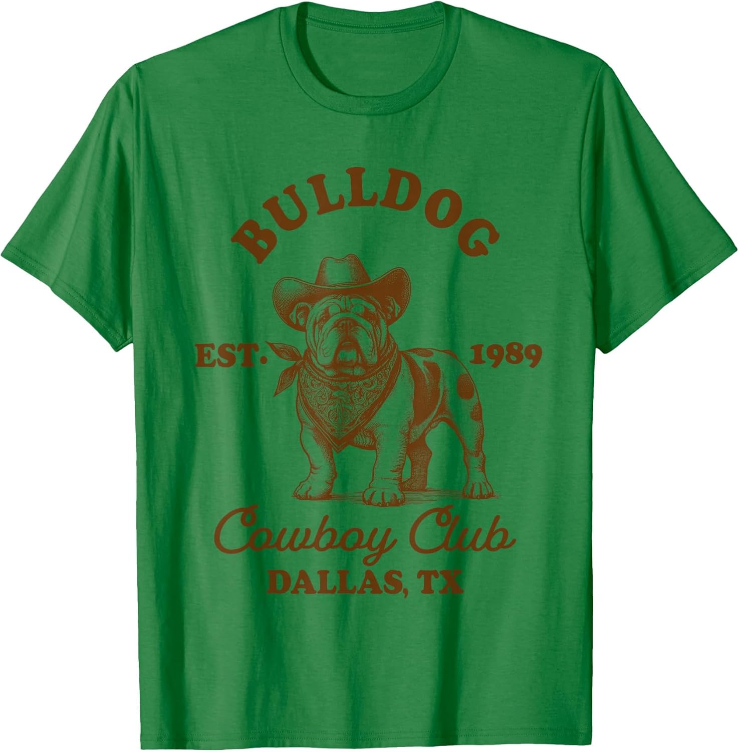 English Bulldog Mom Western Howdy Bulldog Cowboys Club