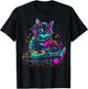 Cat DJ Techno EDM Rave Cool Graphic Cat Lover Kids Boys