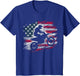 Motocross USA Dirt Bike American Flag