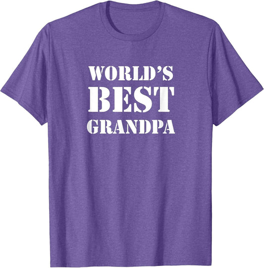 World's Best Grandpa T Shirt