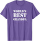 World's Best Grandpa T Shirt