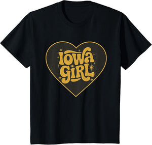 Retro Iowa Girl Heart Throwback Iowa Girls