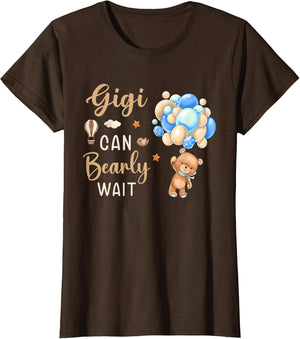 Gigi Can Bearly Wait Bear Gender Neutral Boy Baby Shower