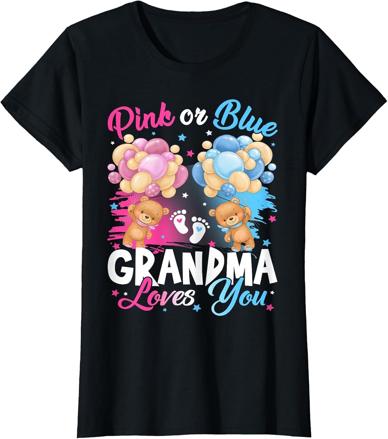 Bears Pink Or Blue Grandma Loves You Gender Reveal