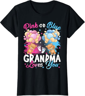 Bears Pink Or Blue Grandma Loves You Gender Reveal