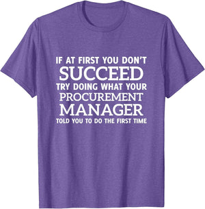 If at First You Don't Succeed - Procurement Manager