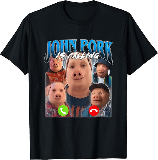 John Pork is Calling Funny Gen Z Brainrot Trending Gag Meme