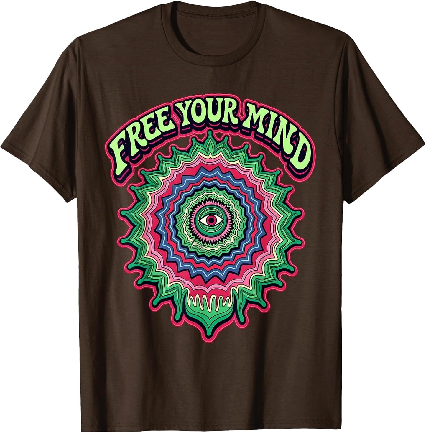 Free Your Mind Groovy Hippie Spirit Design
