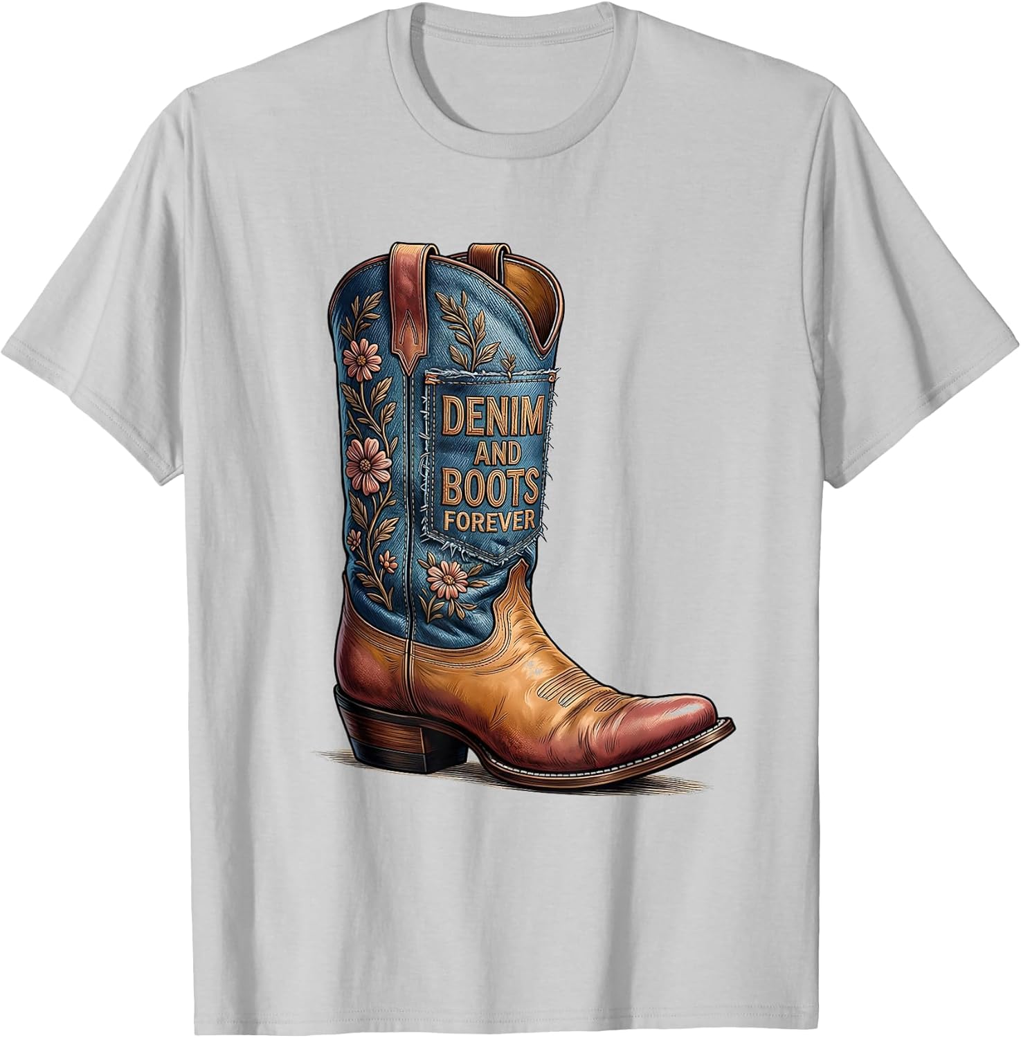 Denim And Boots Forever Cowgirl Design