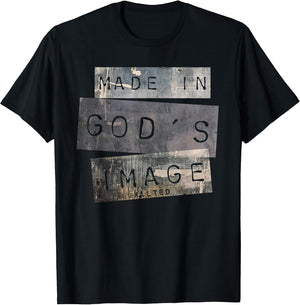 Made in God's Image T Shirt Christian Gift