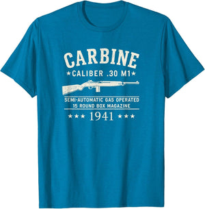 M1 Carbine WWII 1941 Distressed Vintage Graphic