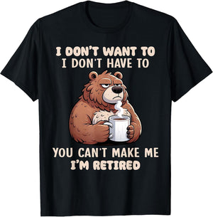 Funny Retirement I'm Retired Sarcastic Humor Graphic