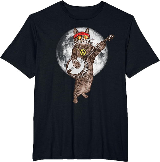 Psychedelic Hippie Banjo Cat! Funny Bluegrass Music