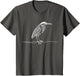 Green Heron Line Art Bird Watcher Ornithology Nature