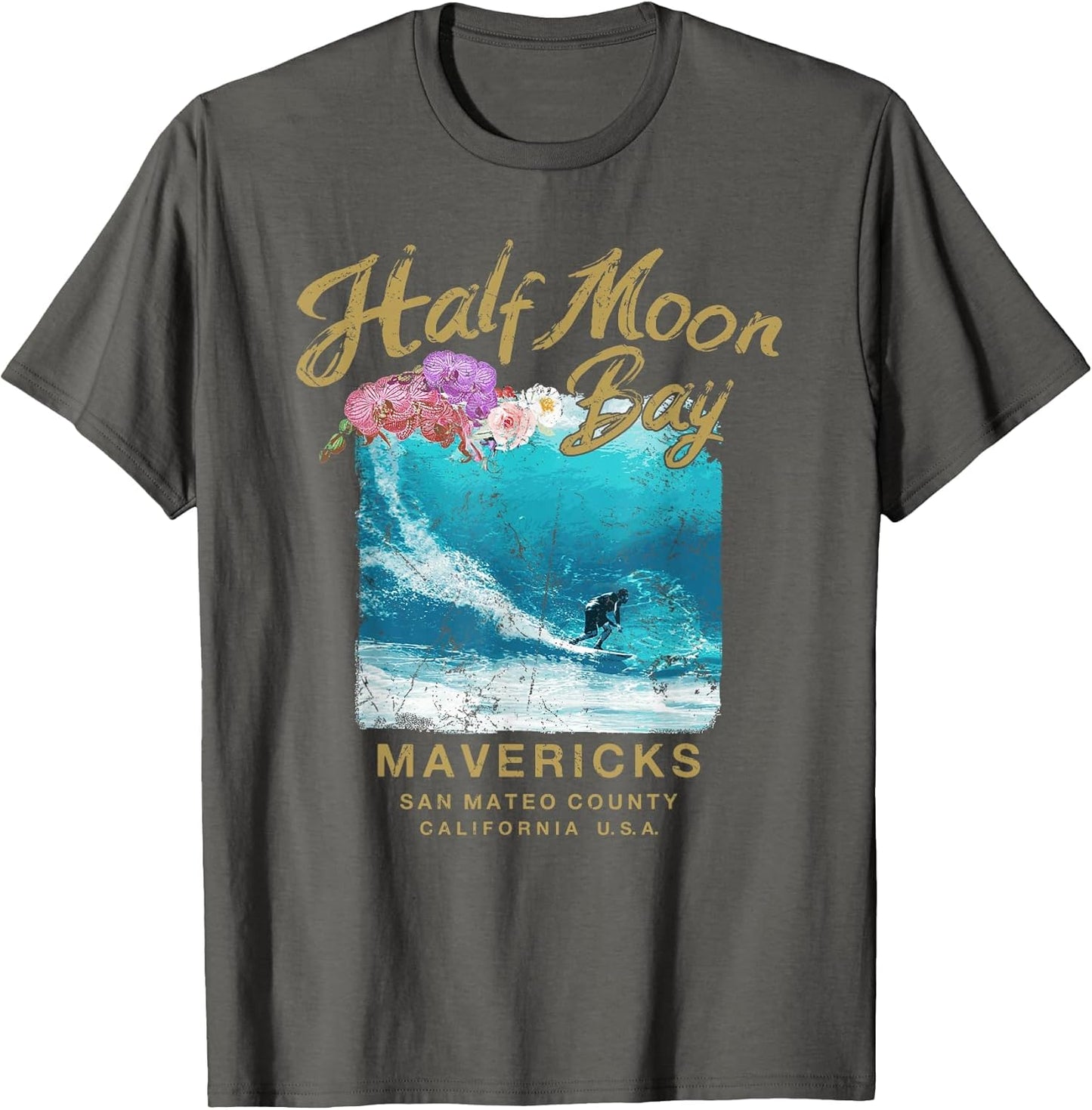 Mavericks California Big Wave Surfing Vintage