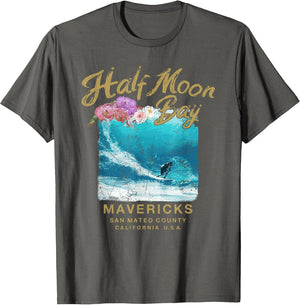 Mavericks California Big Wave Surfing Vintage