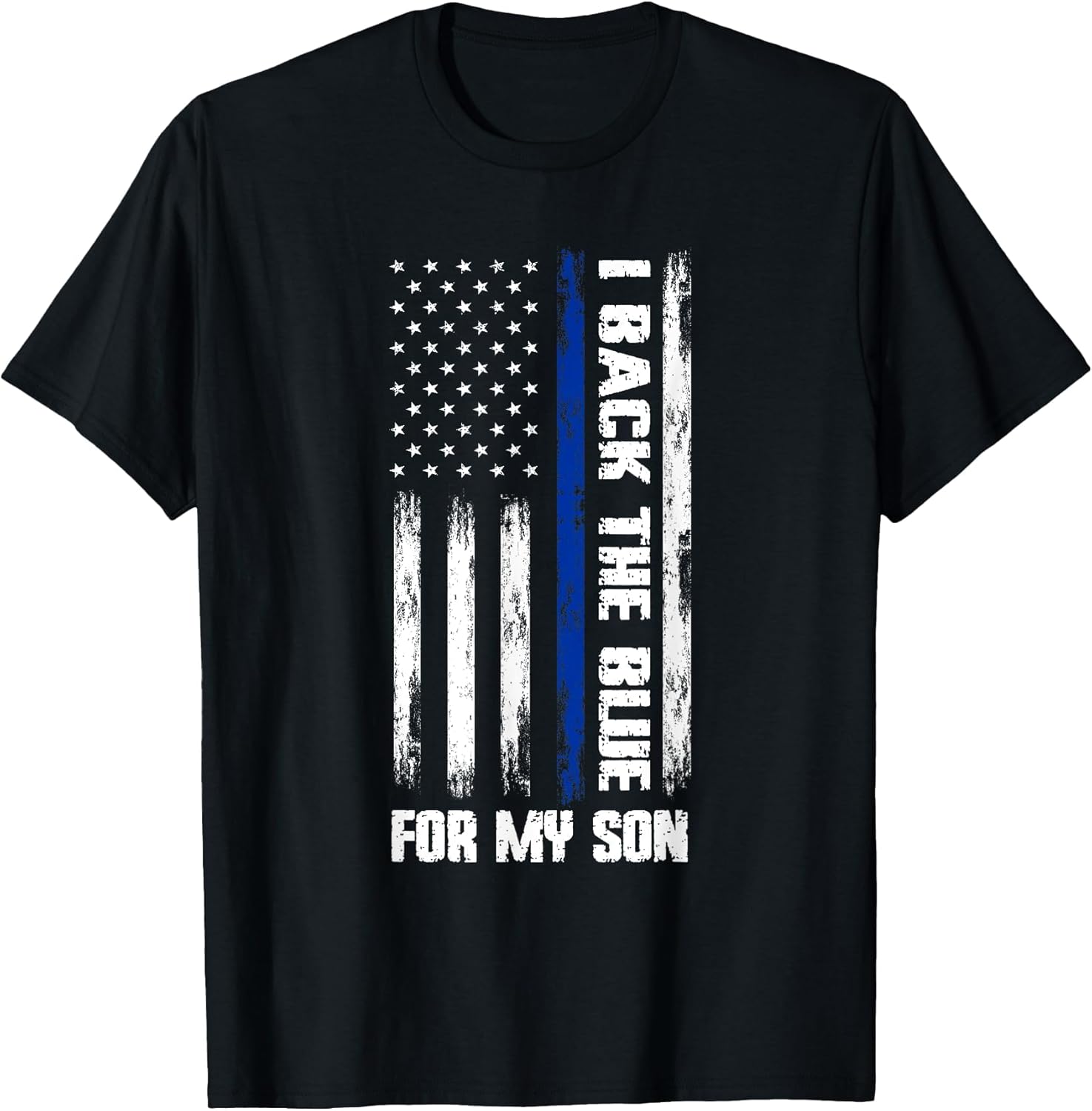 I Back The Blue for My Son Cop Son