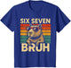 Six Seven Bruh Capybara Retro Vintage Funny 67 Meme Kids