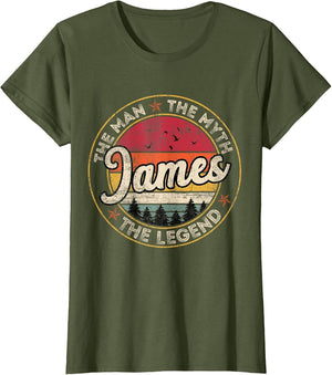 James The Man The Myth The Legend Personalized Name