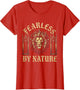 Fearless By Nature Bold Lion Graphic Design