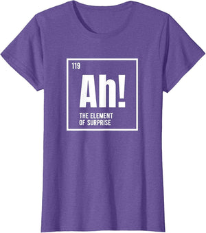 Ah The Element of Surprise Funny Chemistry Science Humor