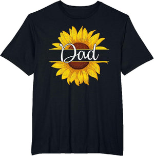 Summer Vintage Yellow Sunflower Graphic Sunflower Dad