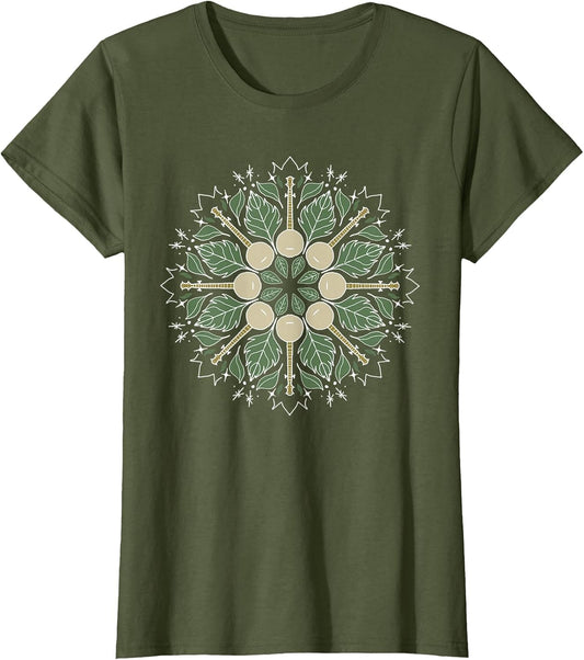 Banjo Mandala Bluegrass, Mindfulness & Nature Graphic