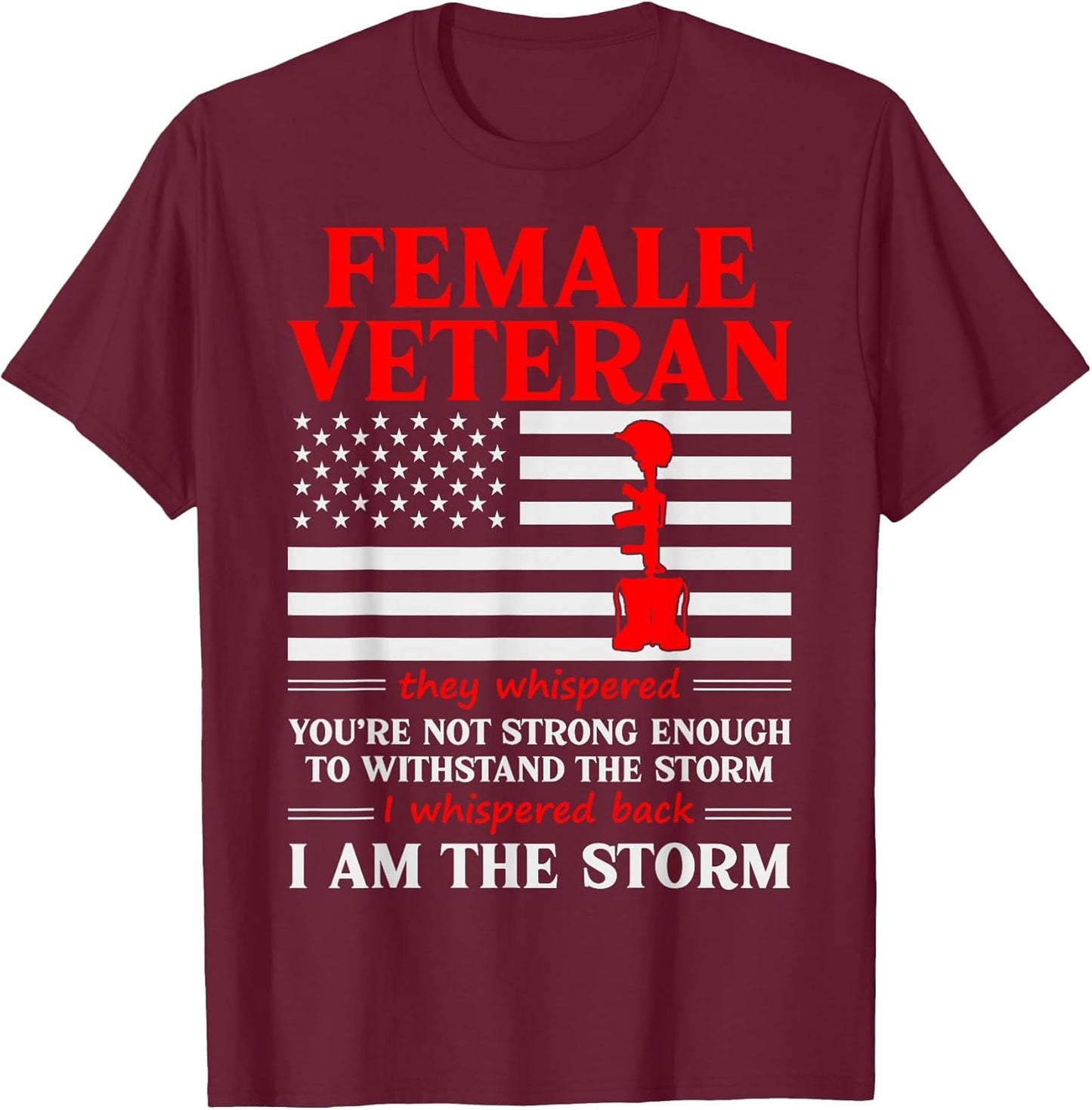 Female Veteran I'm The Storm Women Veteran Mother Grandma