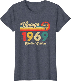 Vintage 1969 Birthday Men Women Retro Legend Since 1969