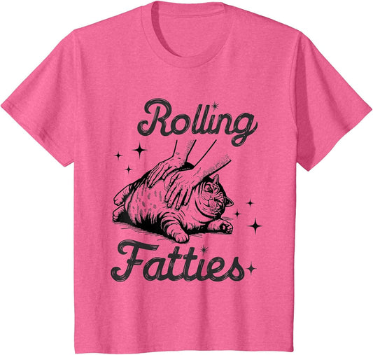 Rolling Fatties Cat Funny Cute Cat Lover Kitten Owner Kitty