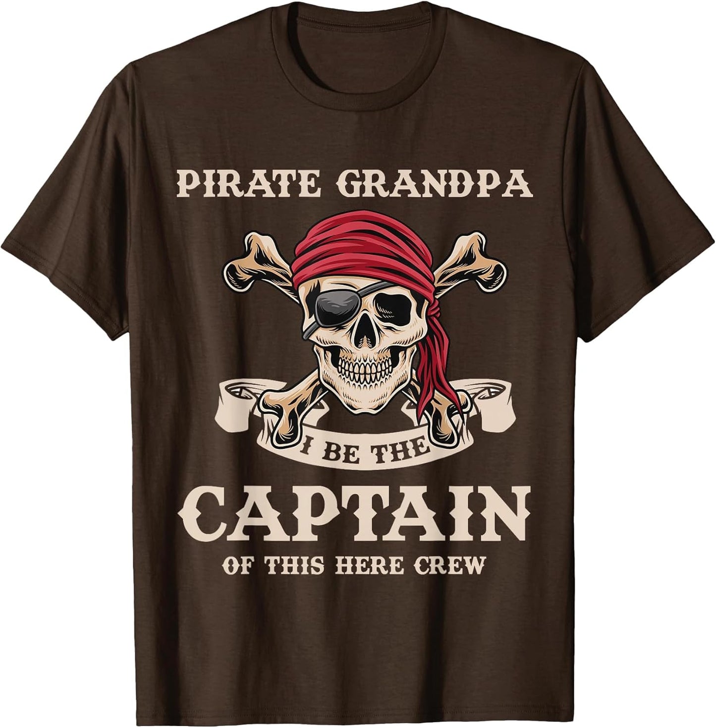 Pirate Grandpa I Be The Captain Grandpa Pirate Birthday