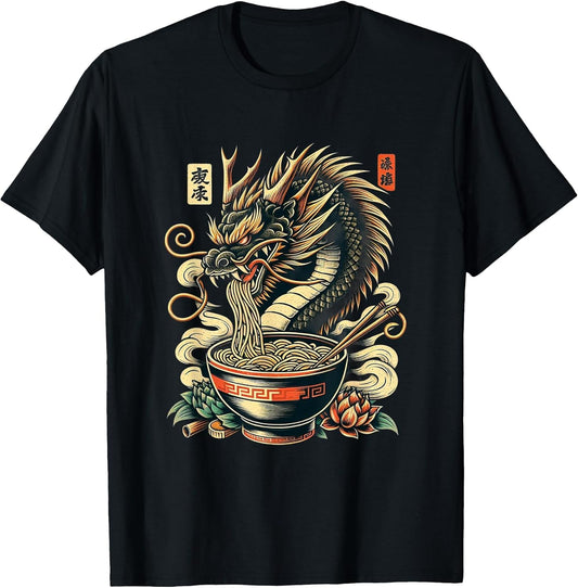 Dragon Ramen Kawaii Neko Japanese Noodles Aesthetic