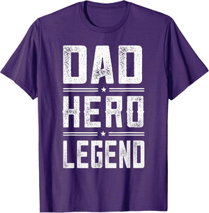 Dad Hero Legend - Vintage Distressed Dad