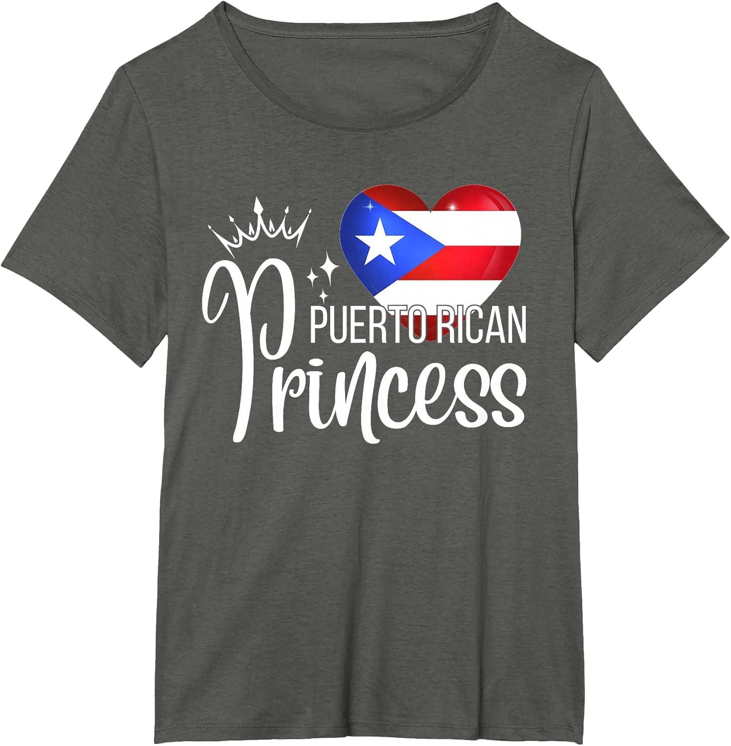 Puerto Rican Princess Boricua Heart