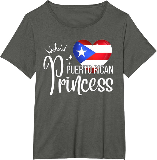 Puerto Rican Princess Boricua Heart