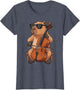 Cute Capybara Playing Cello Player Lover Musician Cellist