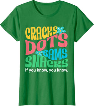 Retro Mahjong Cracks Dots Bams Snacks, Women Groovy Floral