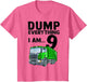Recycling Trash Garbage Truck Birthday 9 9th Shirt Kids Boys