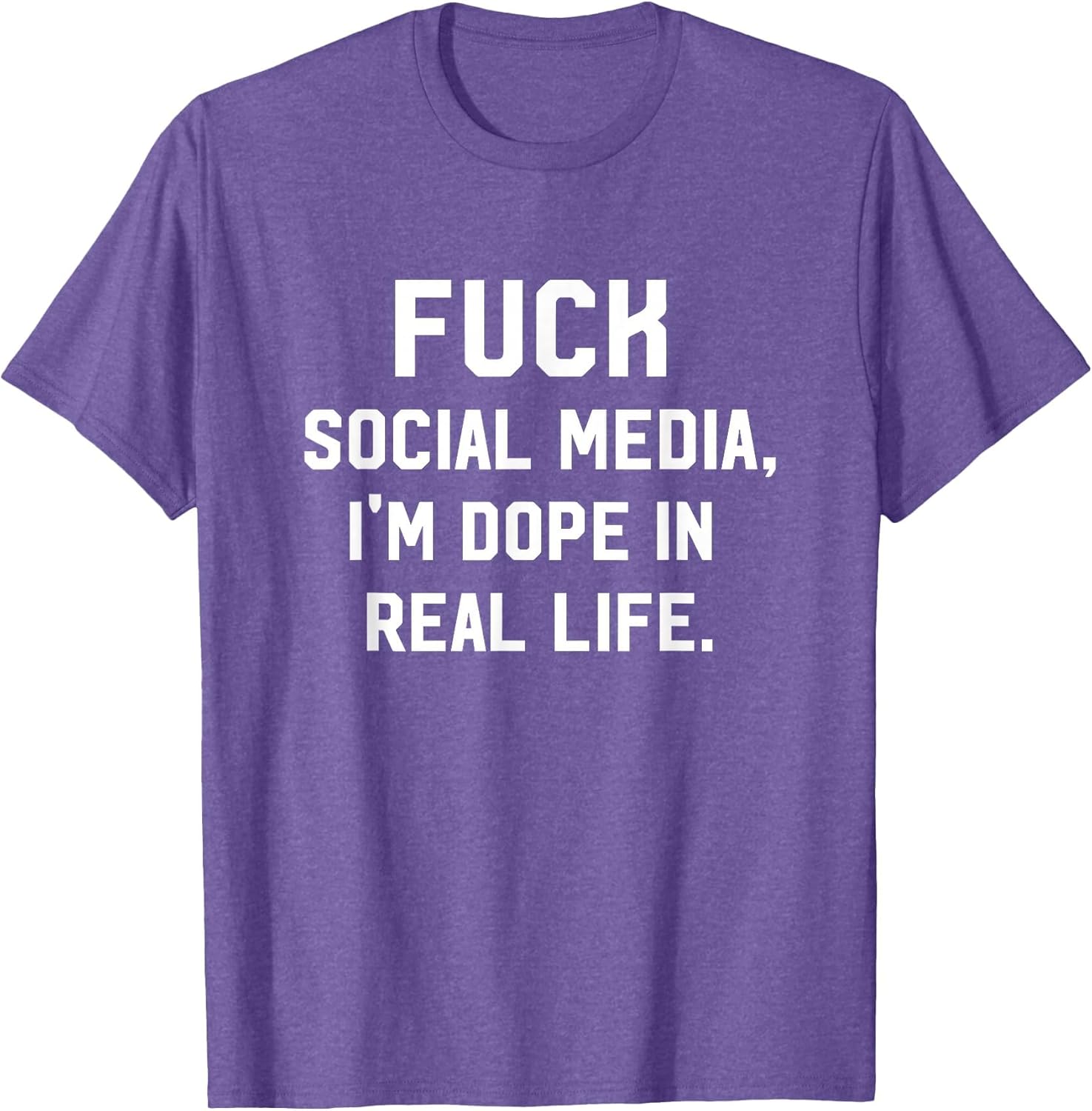 Fuck Social Media, I'm Dope in Real Life Punk Goth