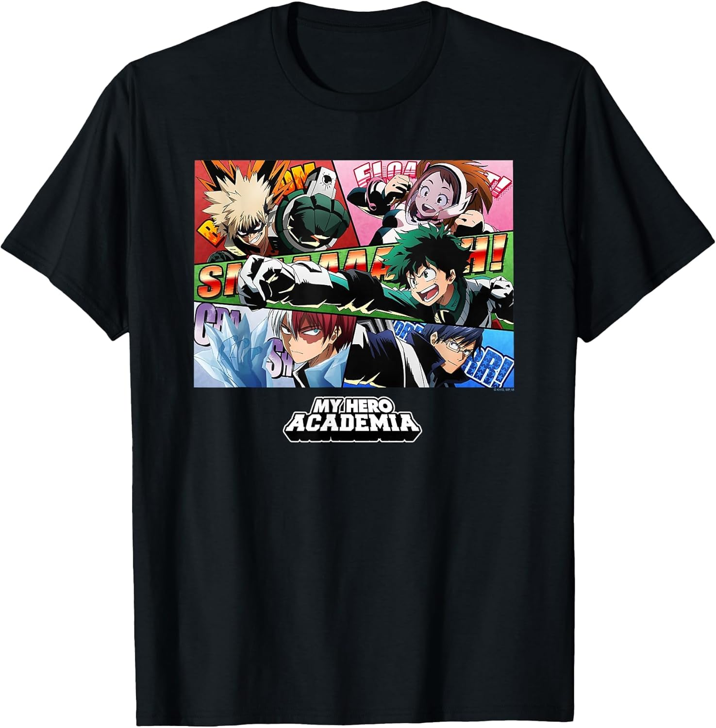 My Hero Academia Class 1-A Group Comic Panels Anime