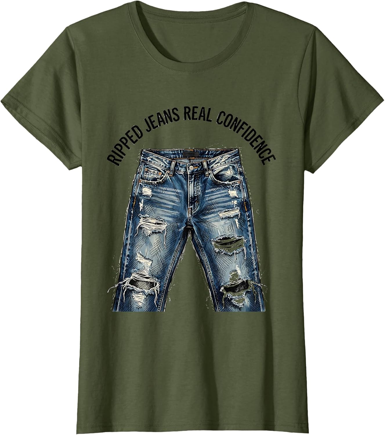 Ripped Jeans Real Confidence Denim Women Design